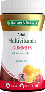 Adult Multivitamin Gummies with Vitamins C & D3